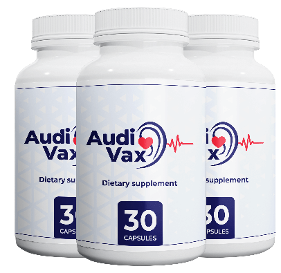 AudiVax Natural Hearing Support Supplement Bottle